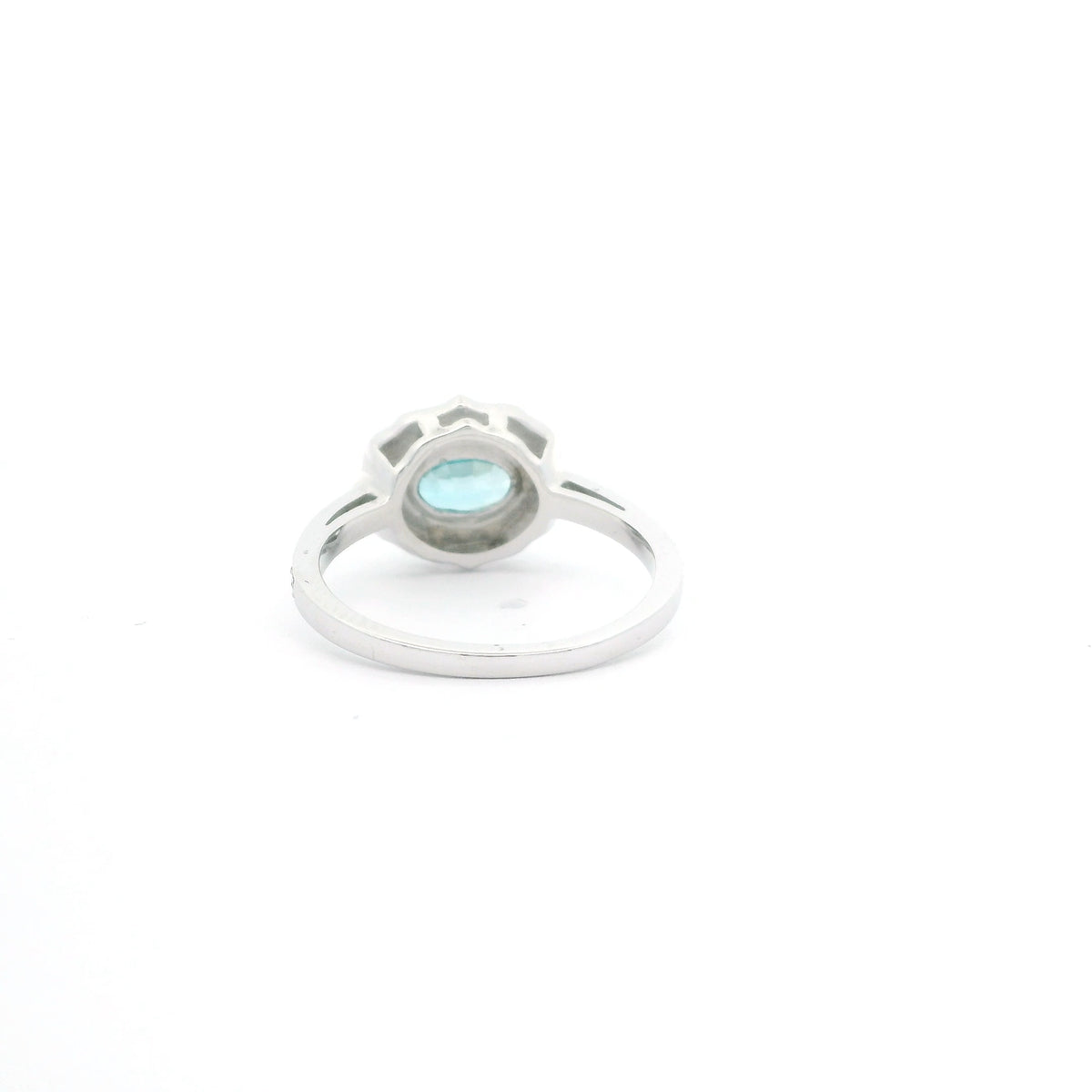 Blue Zircon Ring