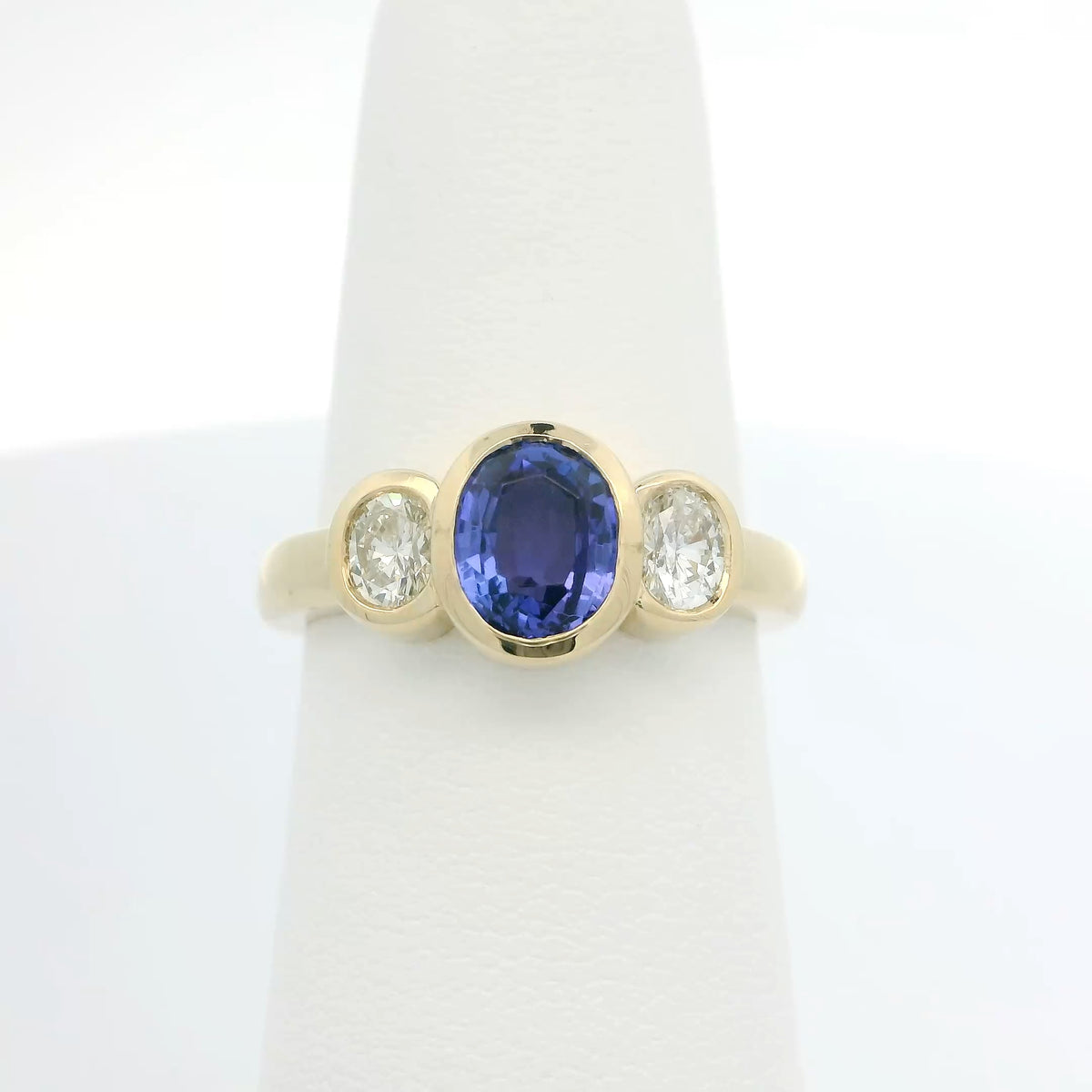 3 Stone Tanzanite Ring
