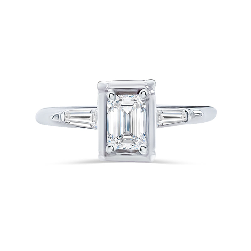 Emerald Cut Engagement Ring