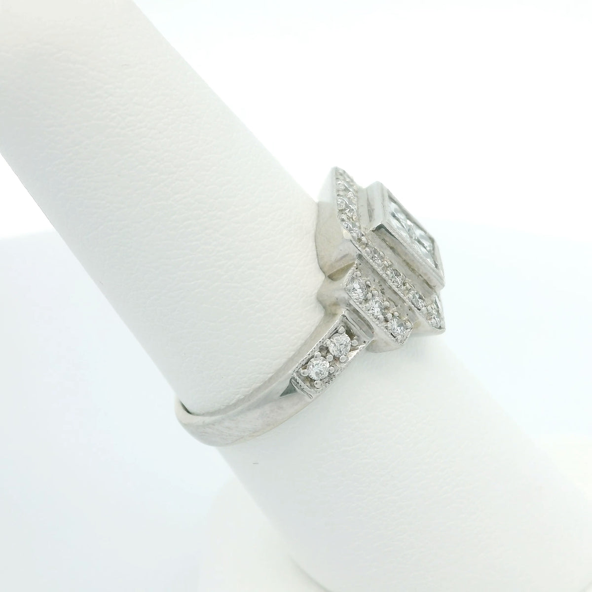 Diamond Cluster Ring