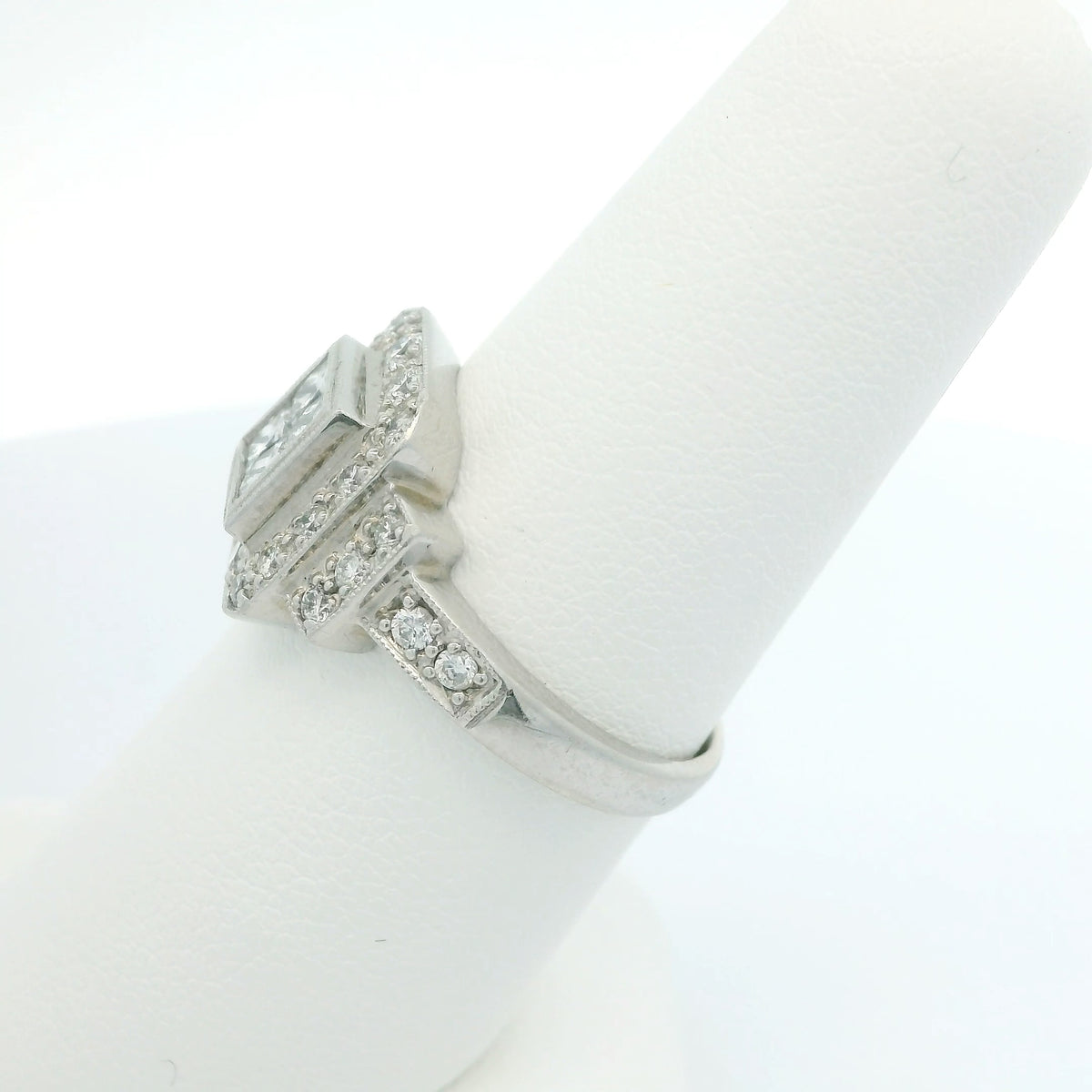Diamond Cluster Ring