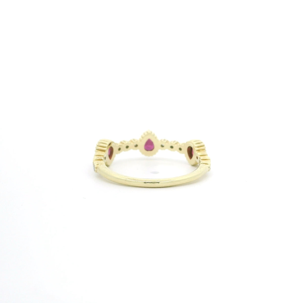 Stackable Ruby and Diamond Ring