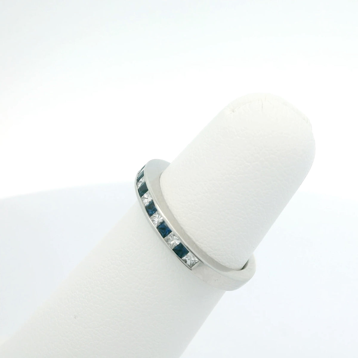 Sapphire and Diamond Band