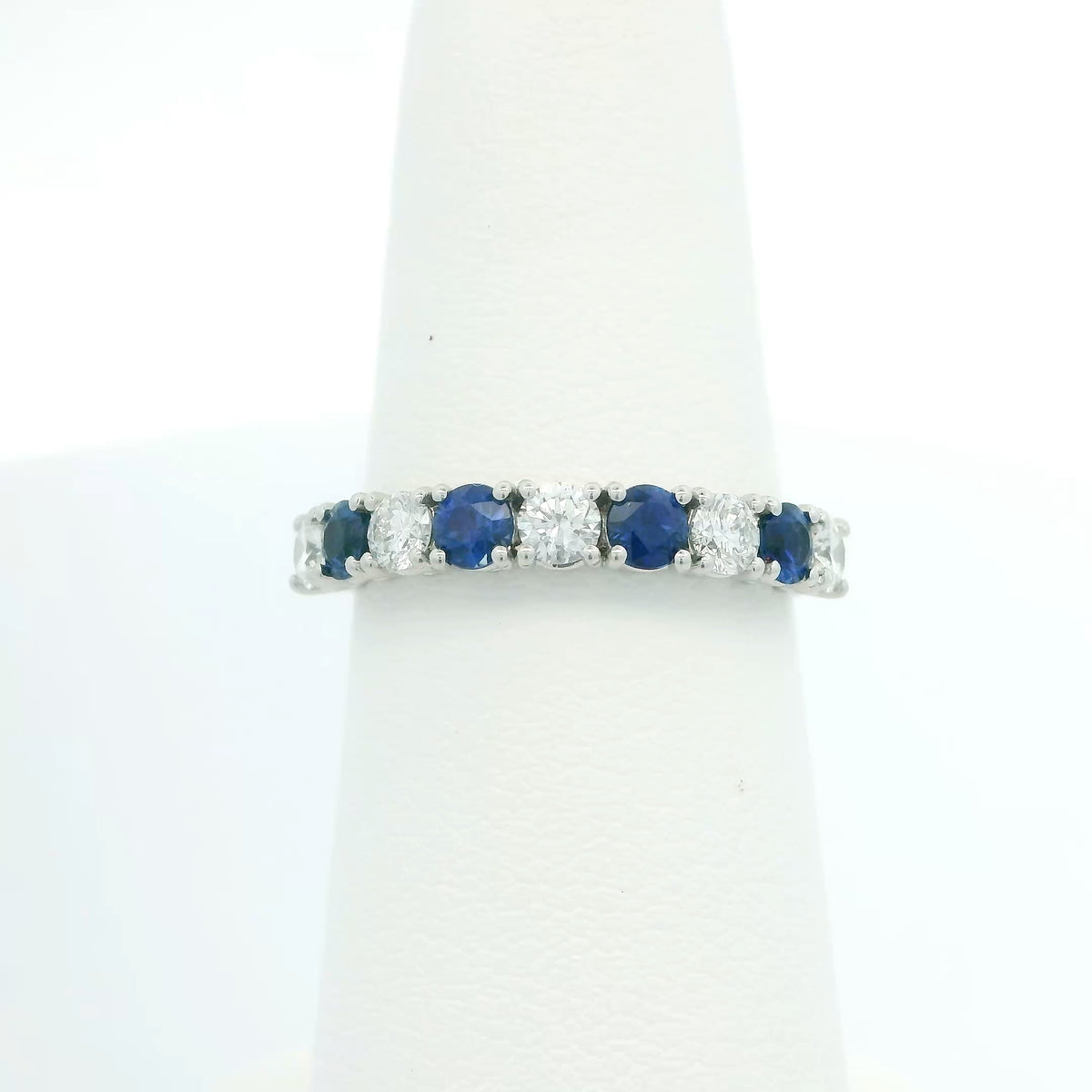 Sapphire and Diamond Band