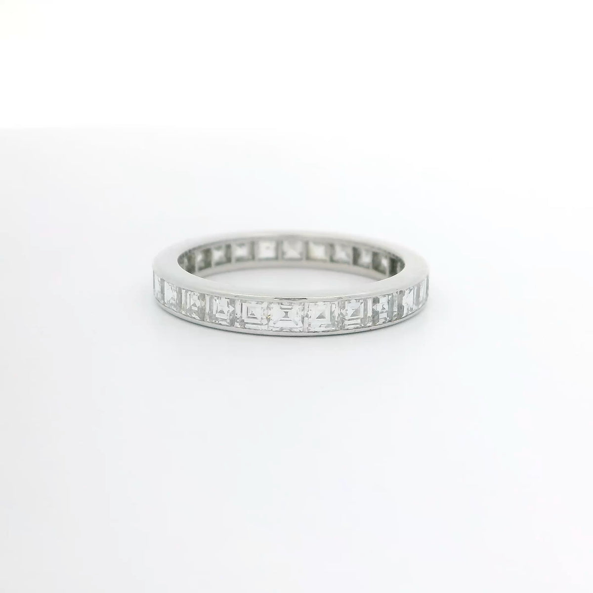 Princess Cut Eternity Band