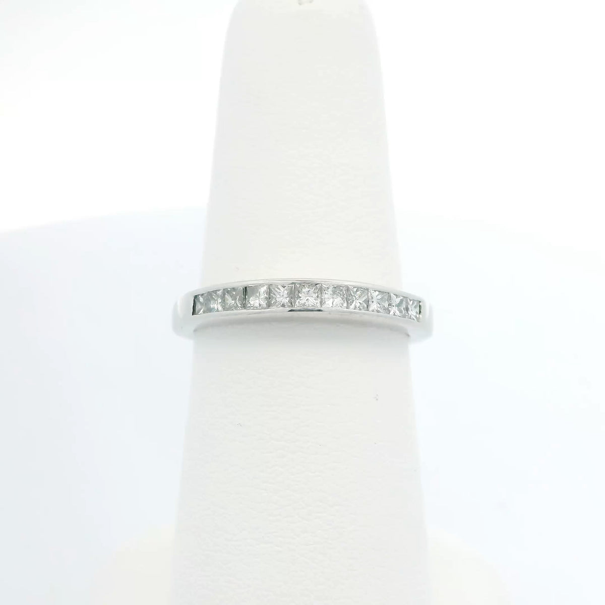 Princess Cut Diamond Band