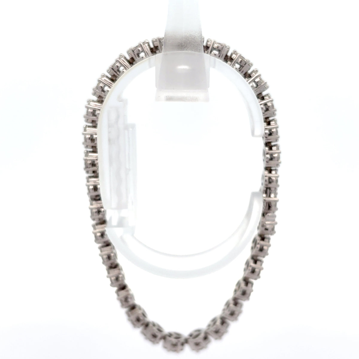 Diamond Cluster Line Bracelet