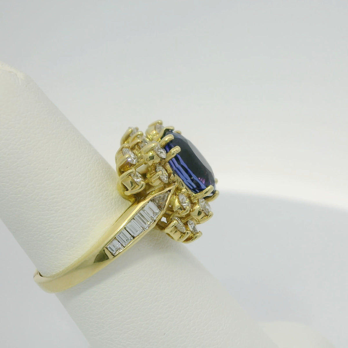 Tanzanite and Diamond Ring