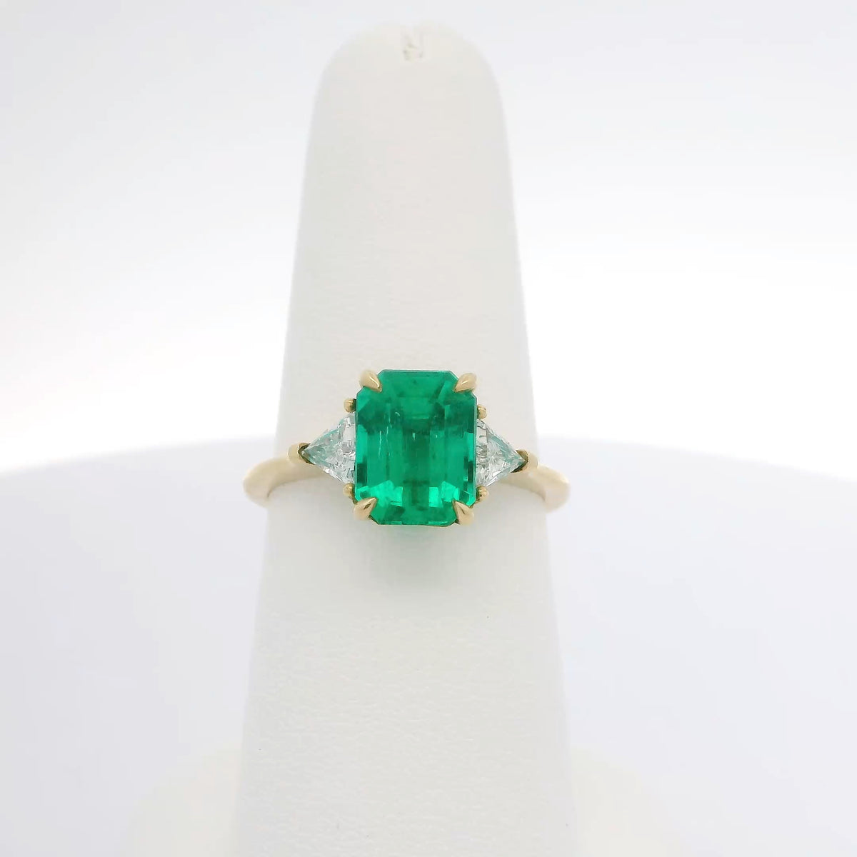Emerald and Diamond Ring