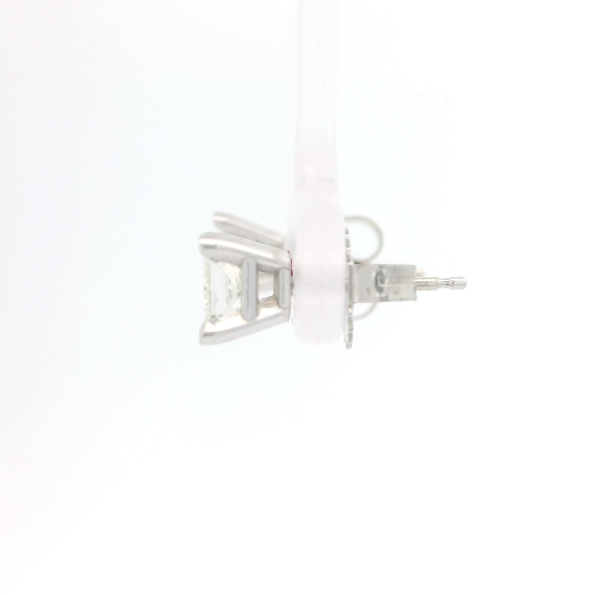 Princess Cut Diamond Studs