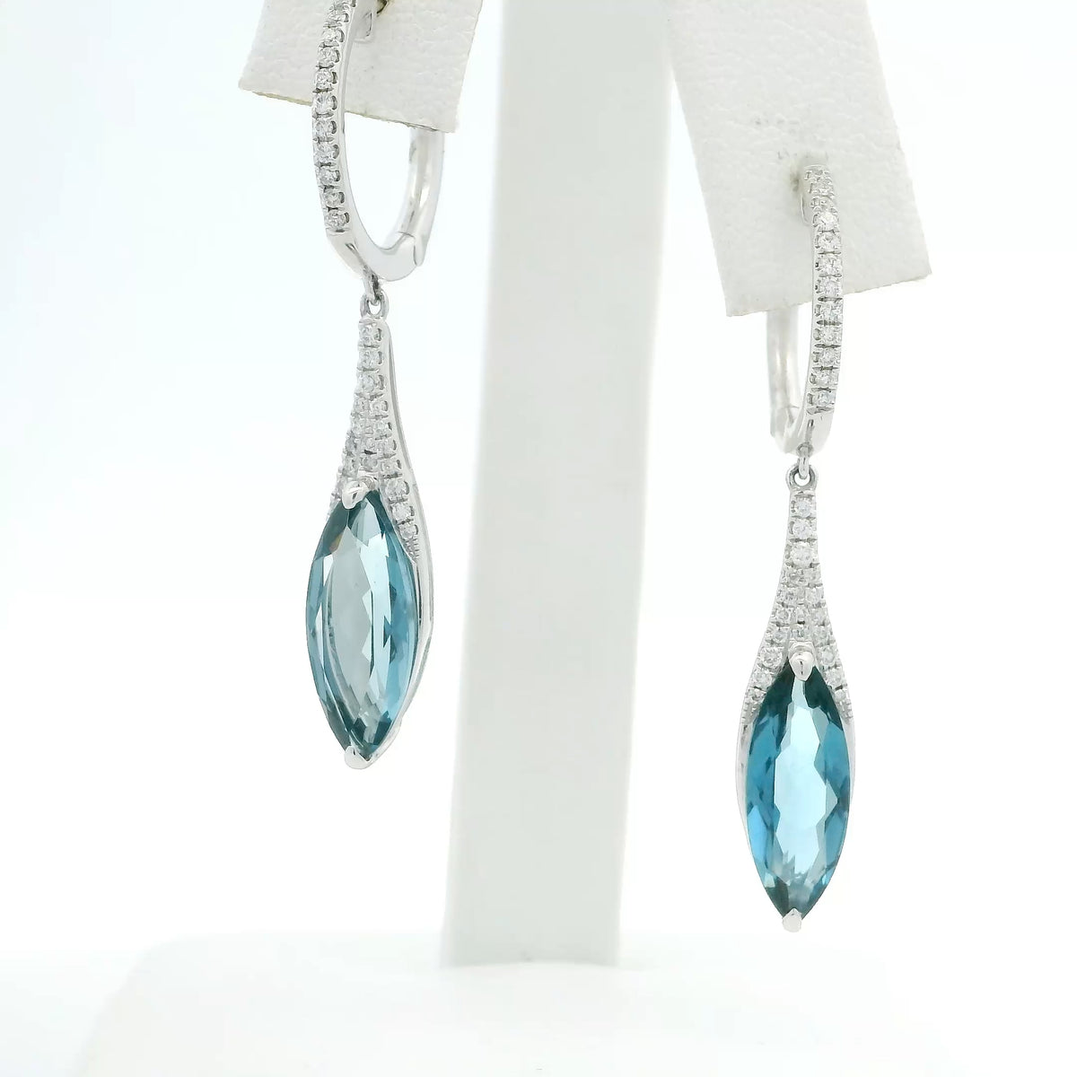 London Blue Topaz Drop Earrings