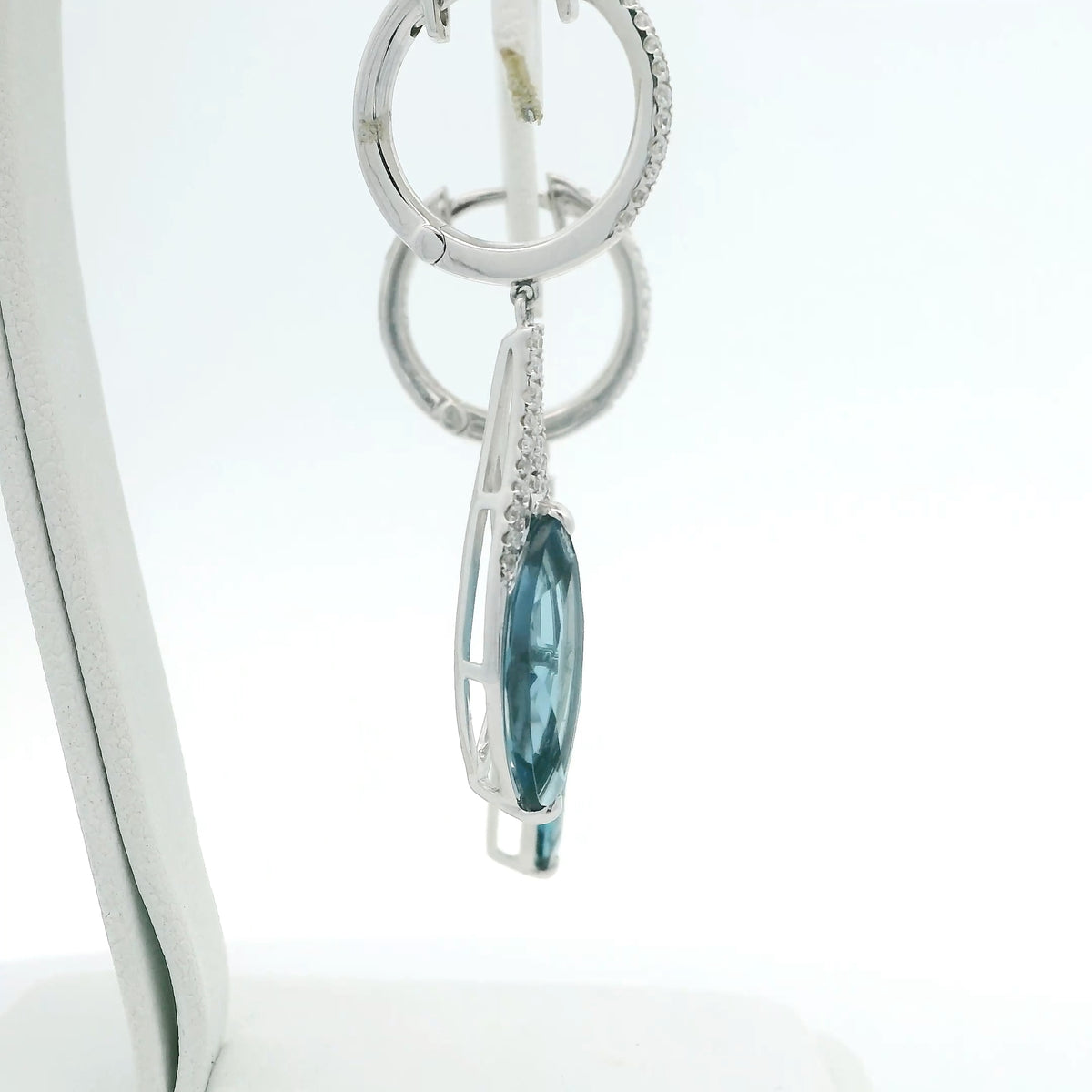 London Blue Topaz Drop Earrings