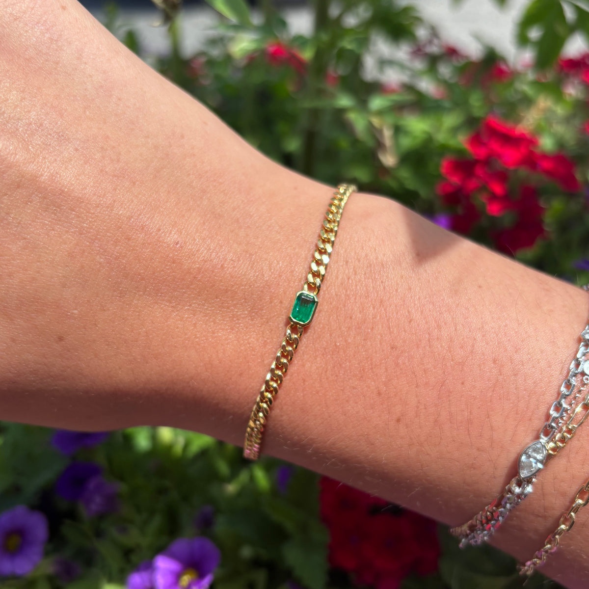 Emerald Station Bracelet