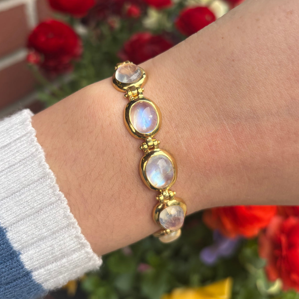Handmade Moonstone Bracelet
