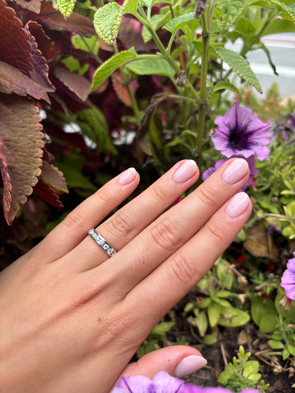 Channel Set Diamond Band