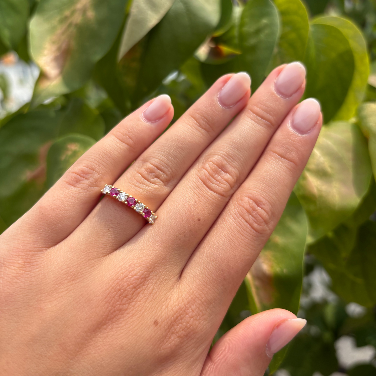 Ruby and Diamond Band