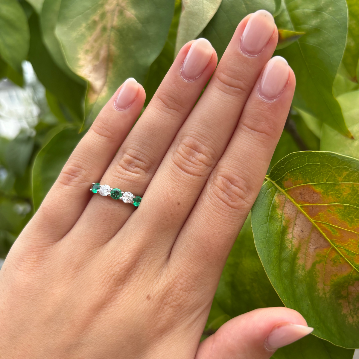 Emerald and Diamond Band