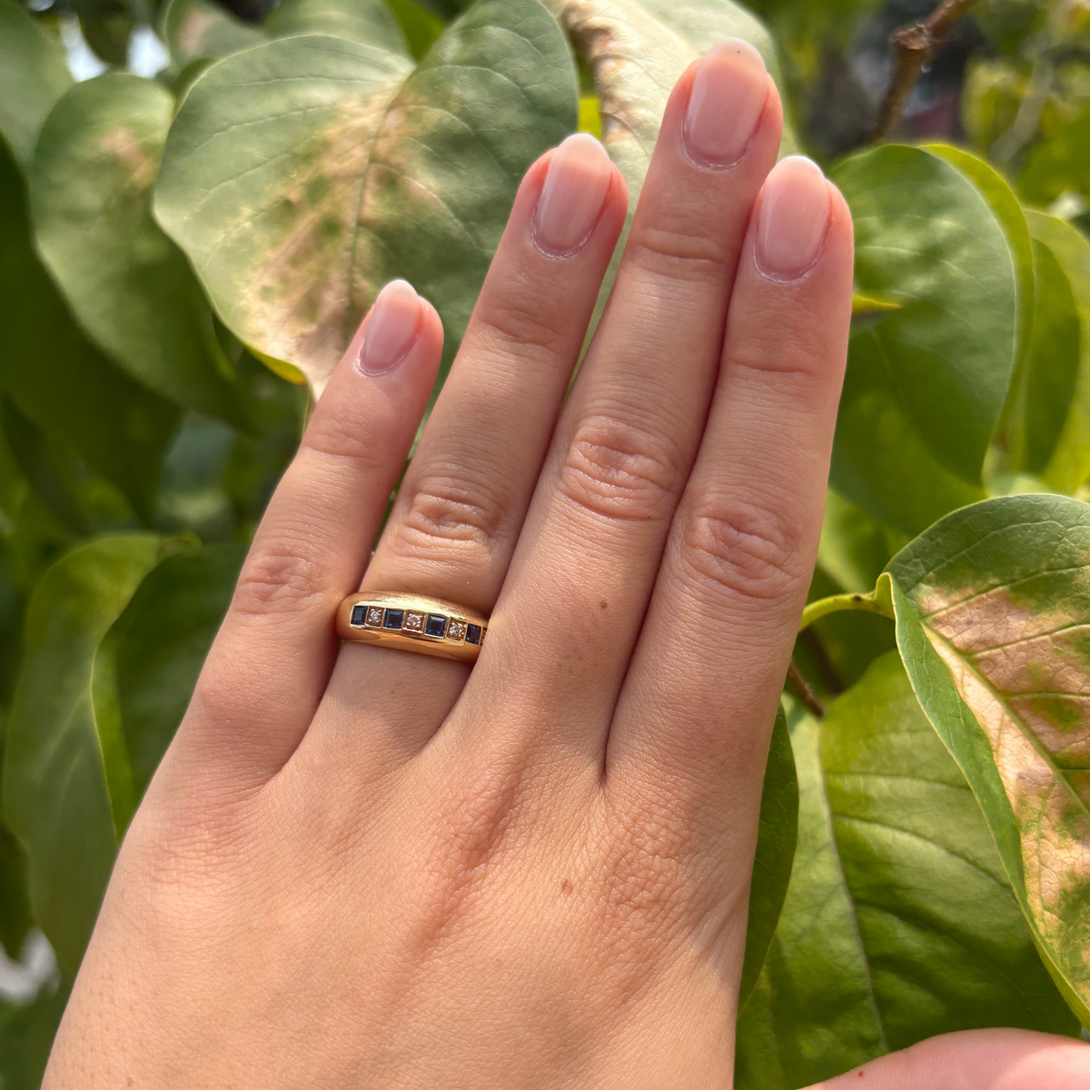 Sapphire and Diamond Ring
