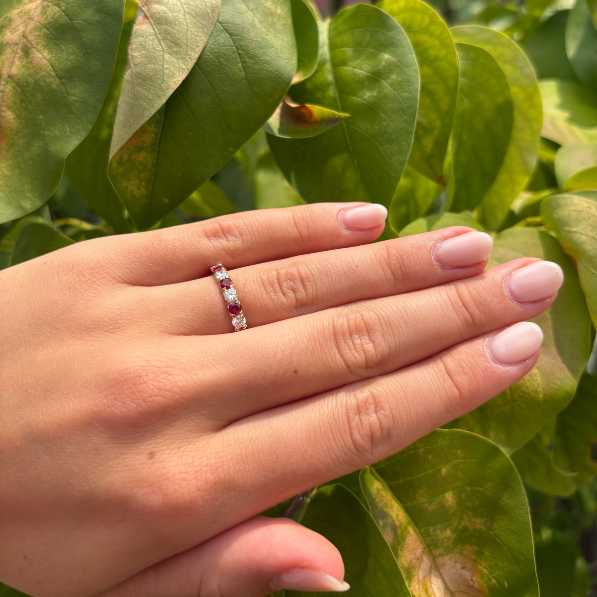 Ruby and Diamond Band