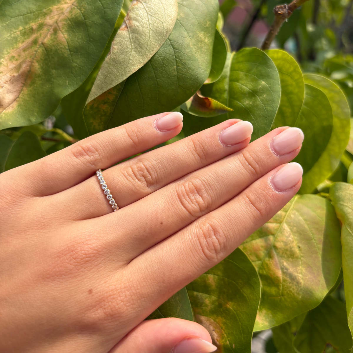 Handmade Diamond Band