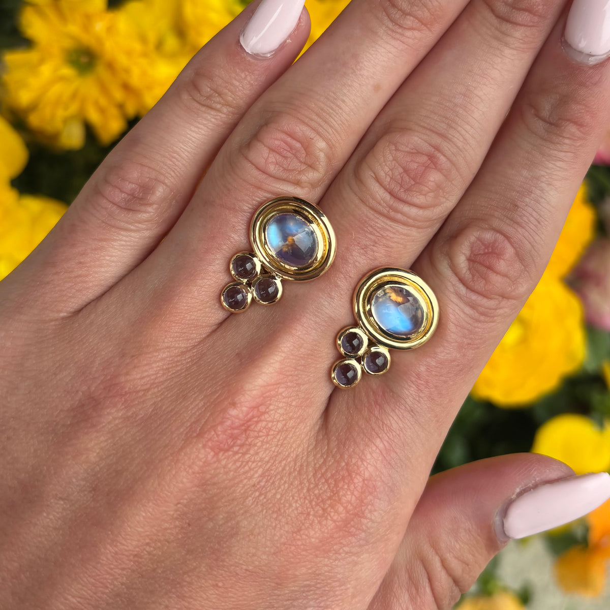 Handmade Moonstone Earrings