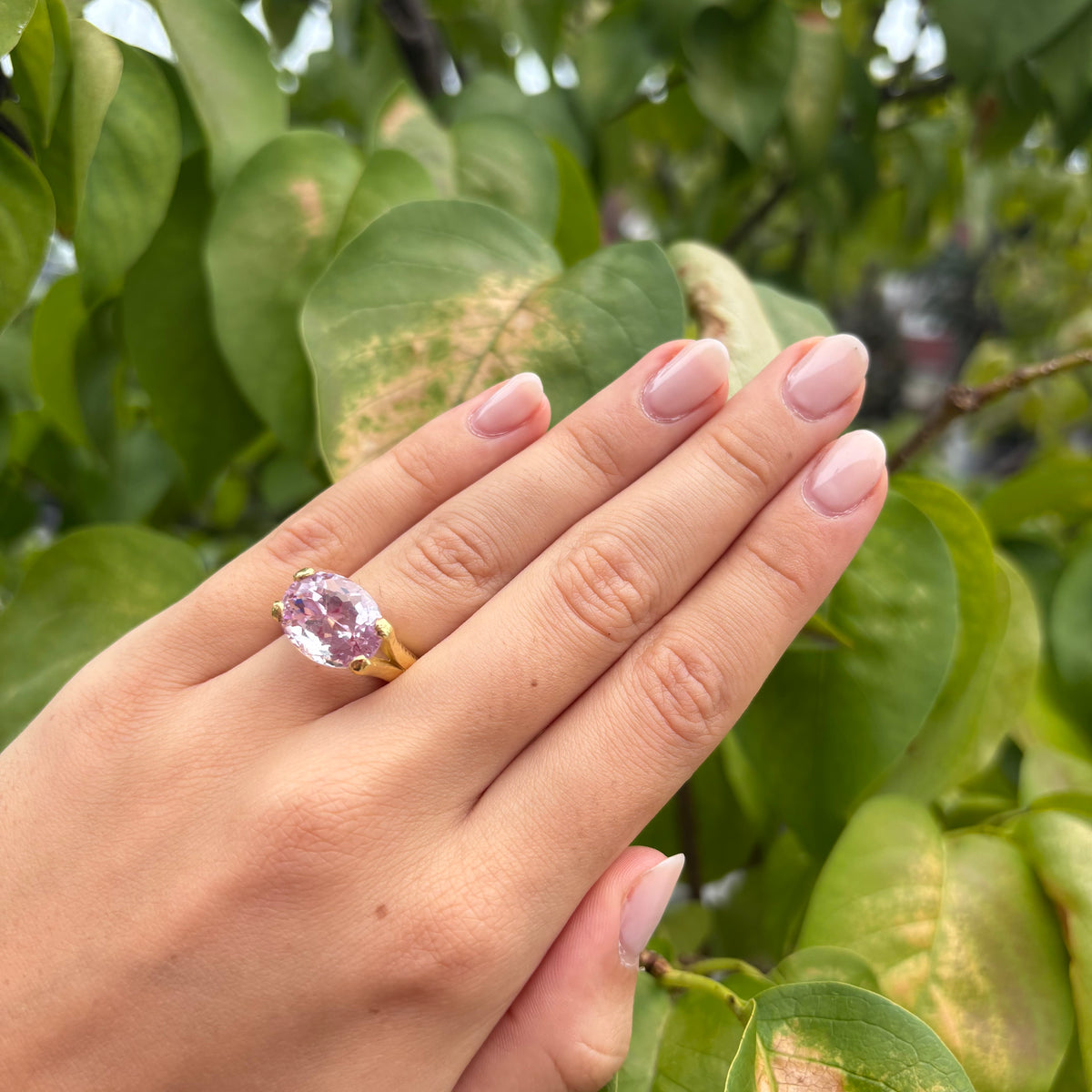 Kunzite Ring