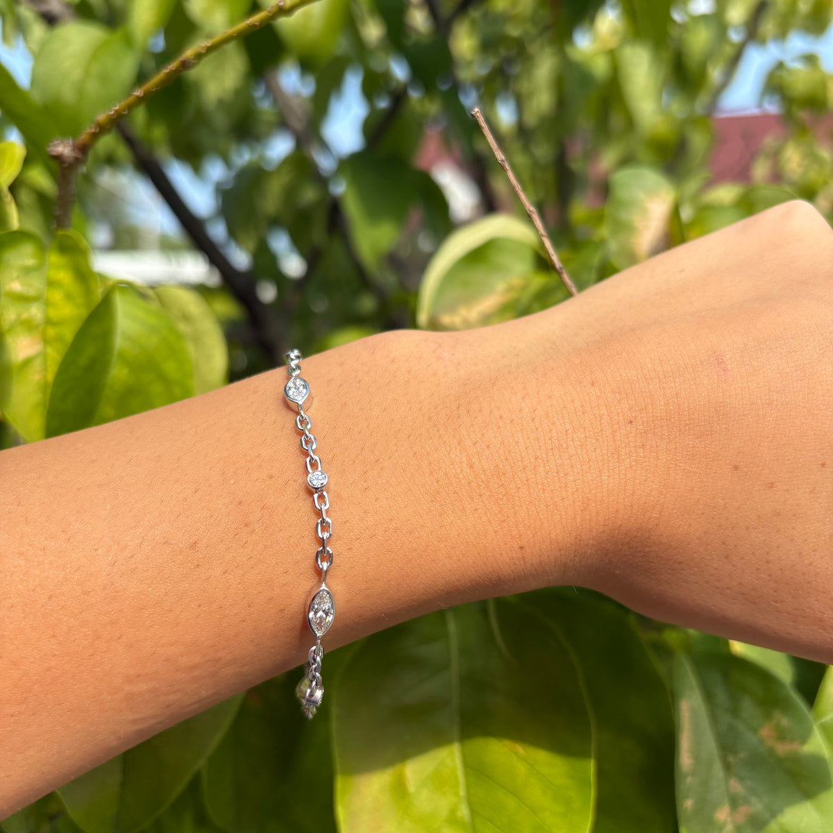 Marquise Diamond Bracelet