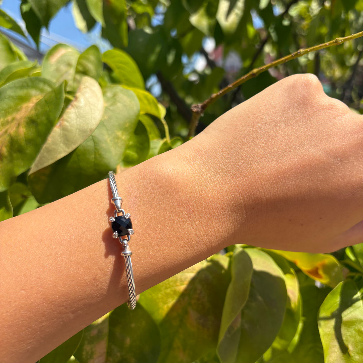 David Yurman Onyx Bangle