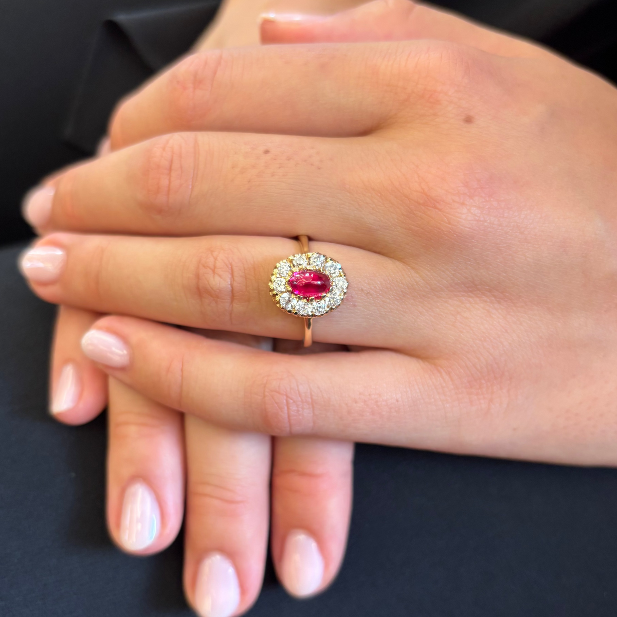 Cabochon Ruby Ring