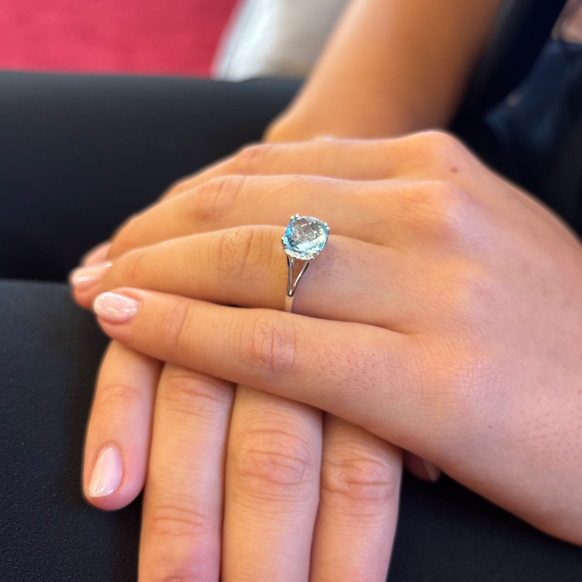 Blue Topaz Ring