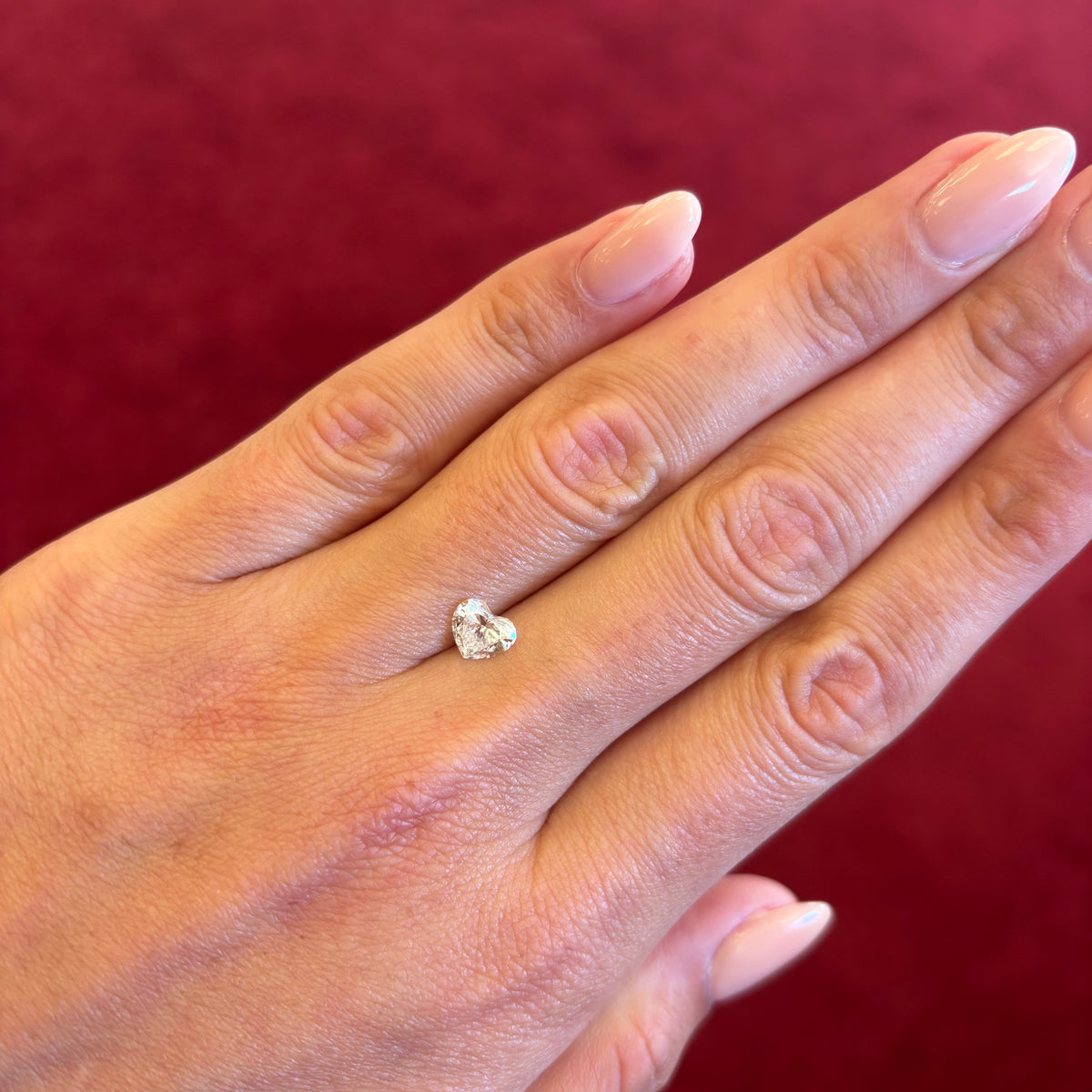 1.03 Carat Heart Shape GIA Certified Diamond