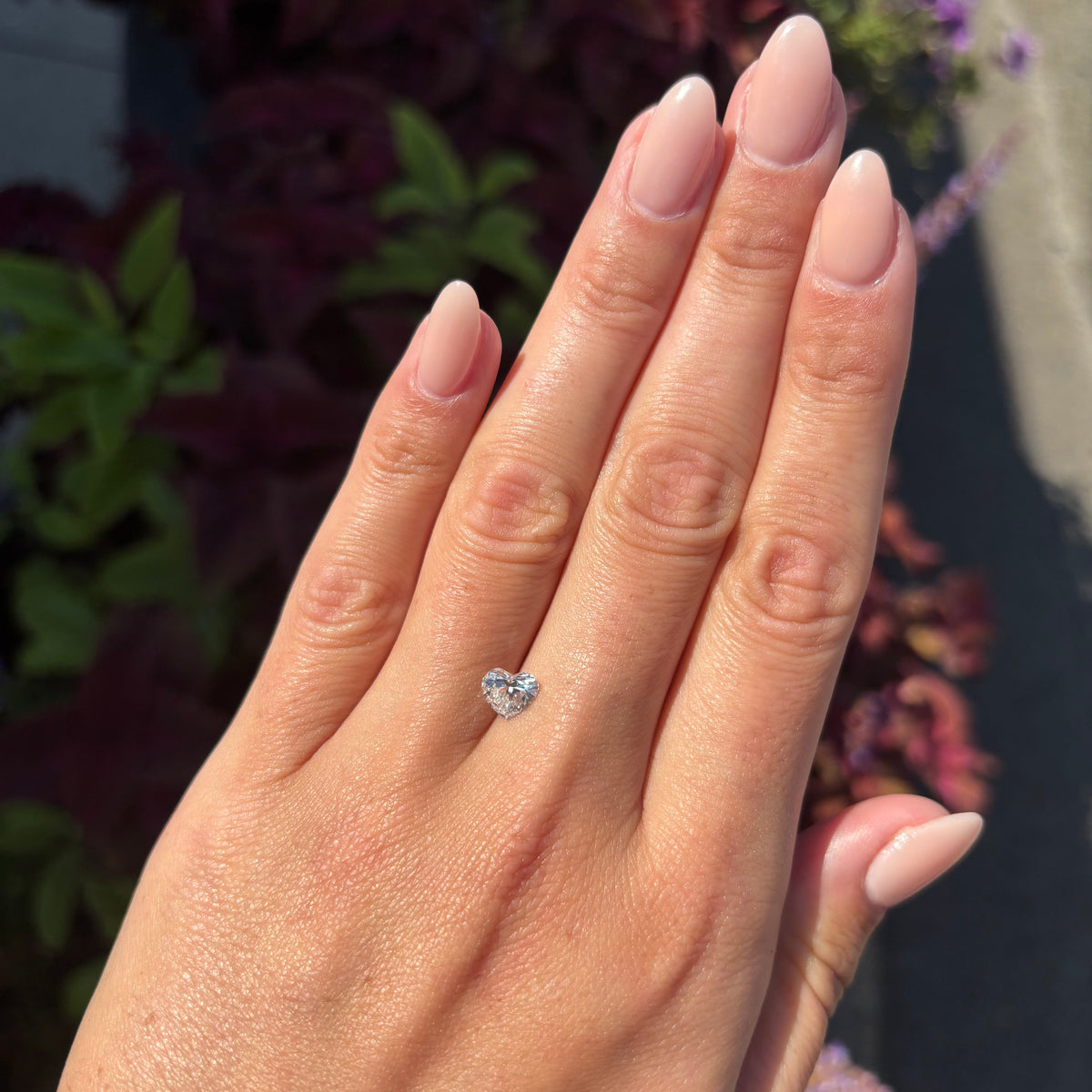 1.03 Carat Heart Shape GIA Certified Diamond