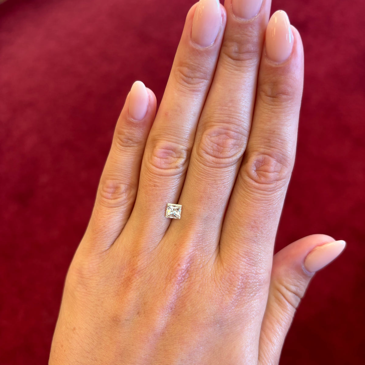 1.08 Carat Princess Cut GIA Certified Diamond