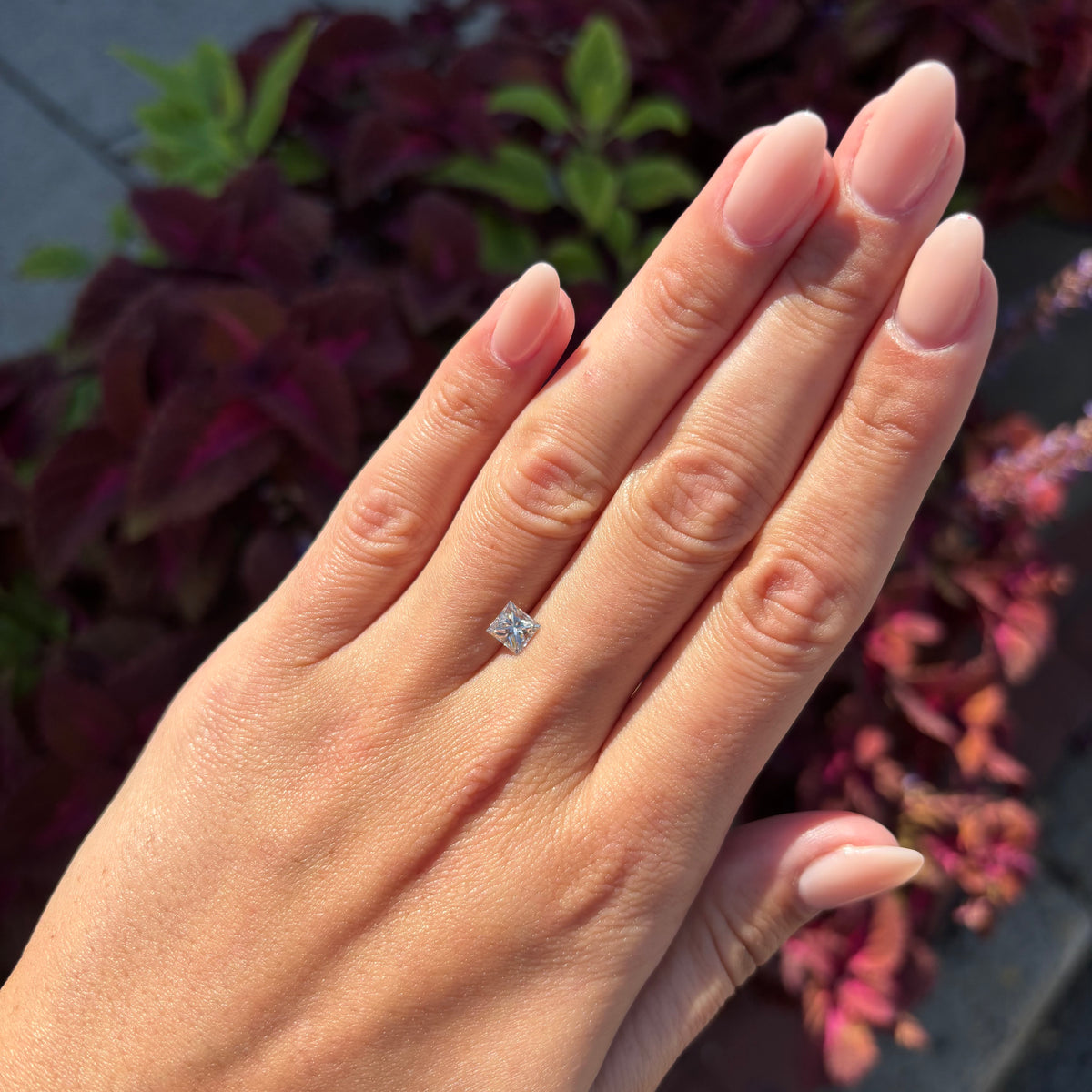 1.08 Carat Princess Cut GIA Certified Diamond