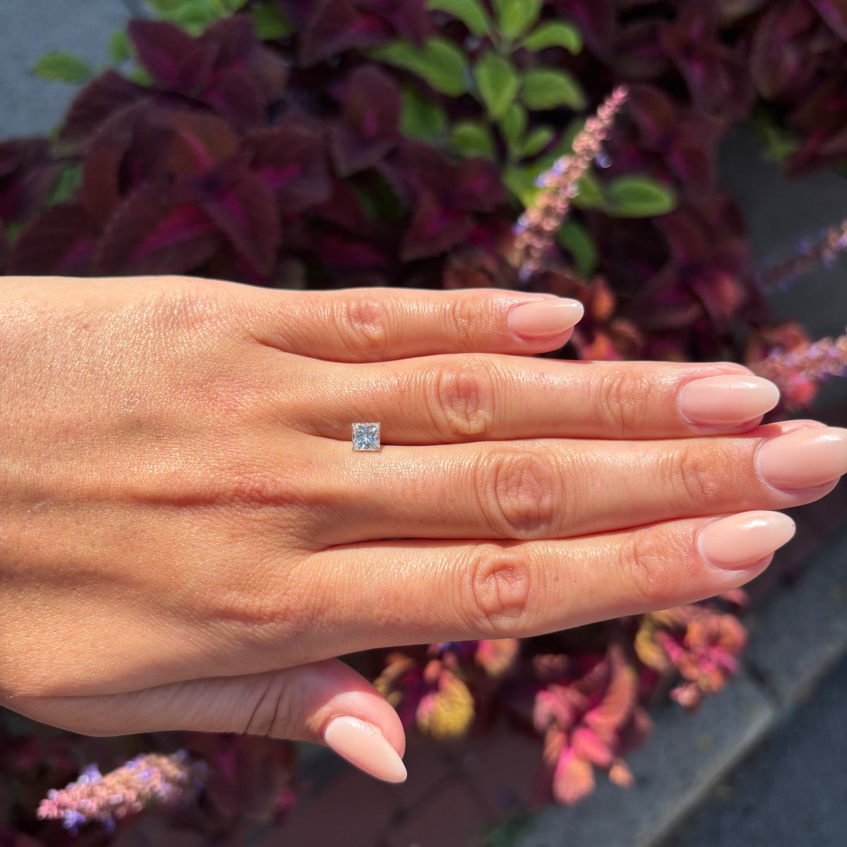 1.08 Carat Princess Cut GIA Certified Diamond