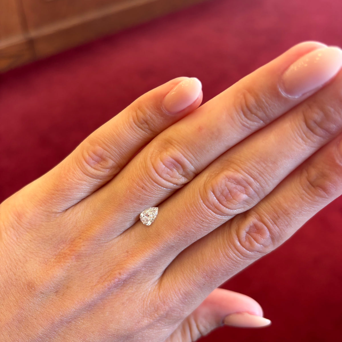 0.64 Carat GIA Certified Pear Shape Diamond