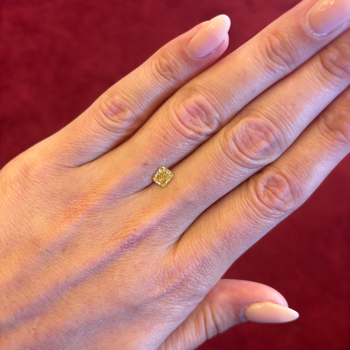 GIA Certified Fancy Intense Yellow Diamond