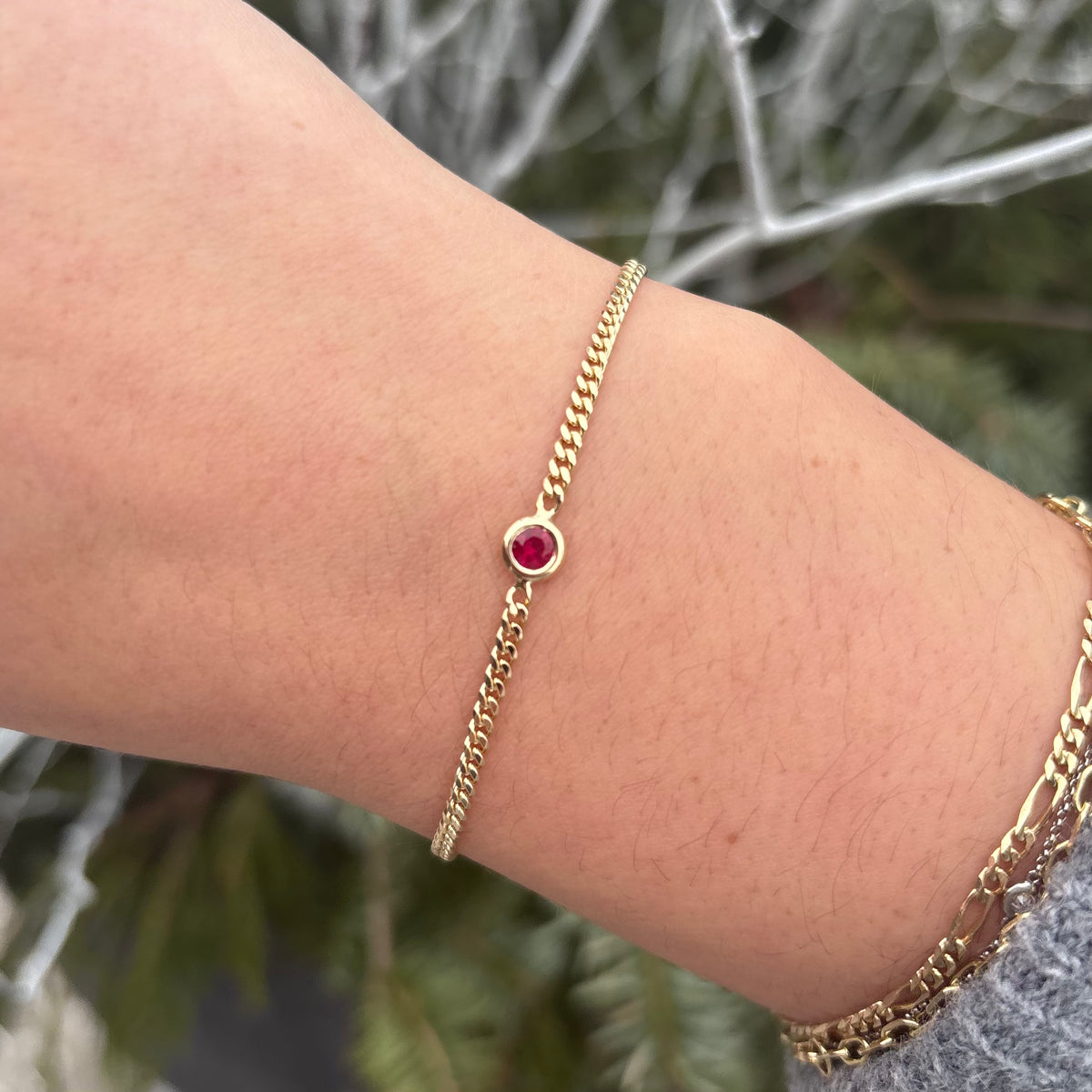 Ruby and Diamond Bracelet