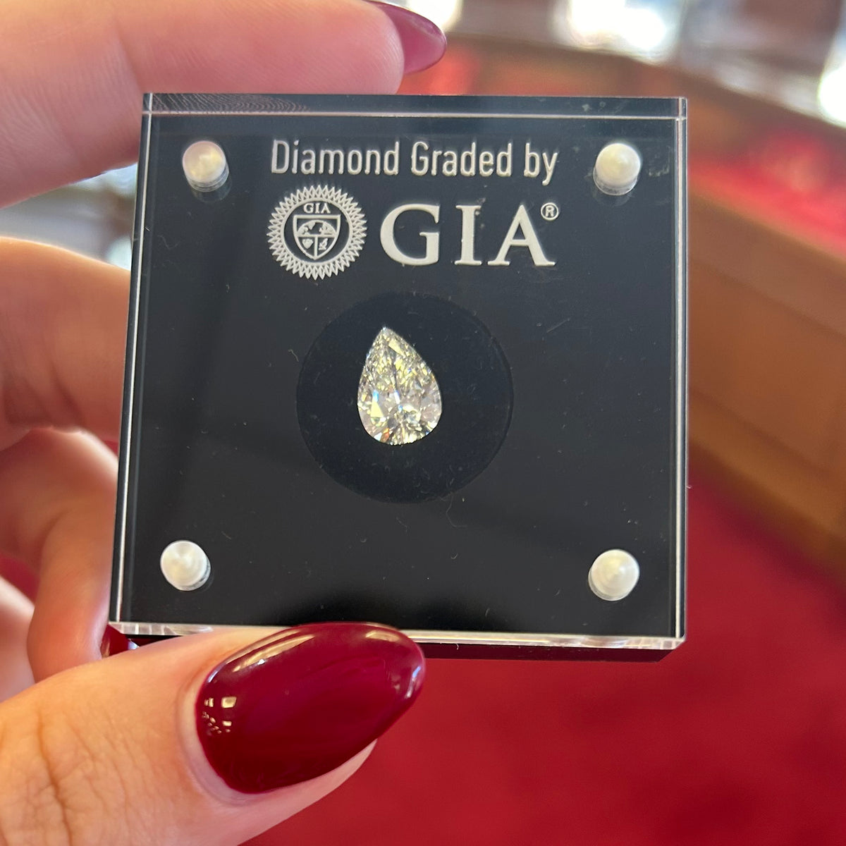 2.11ct Pear Shape GIA Certified Diamond