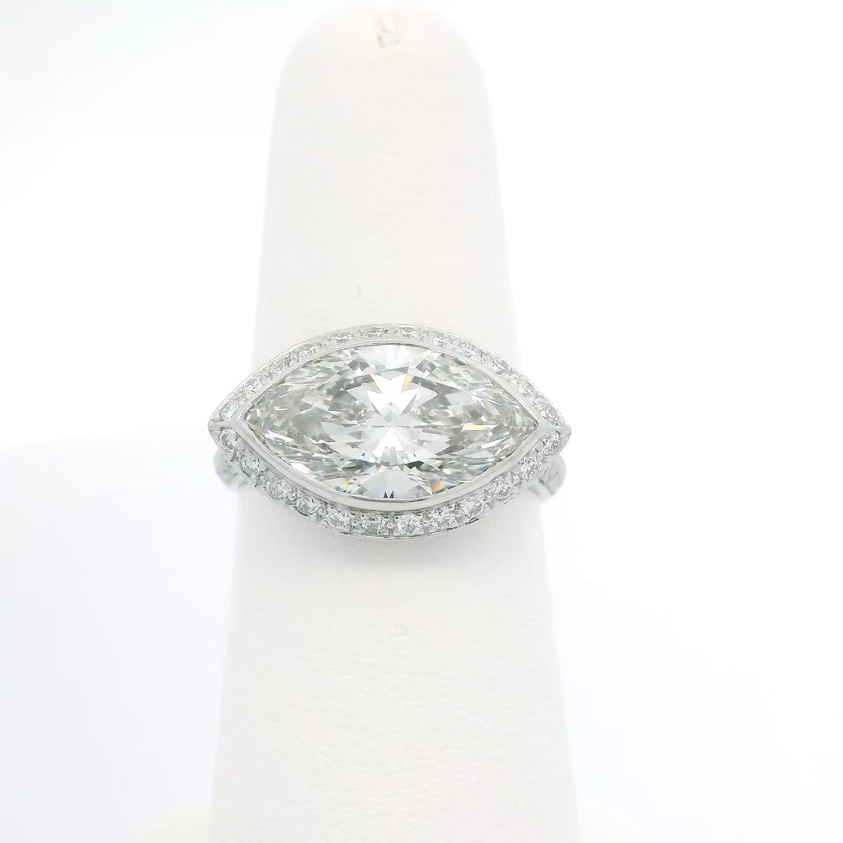 Marquise Lab Diamond Ring