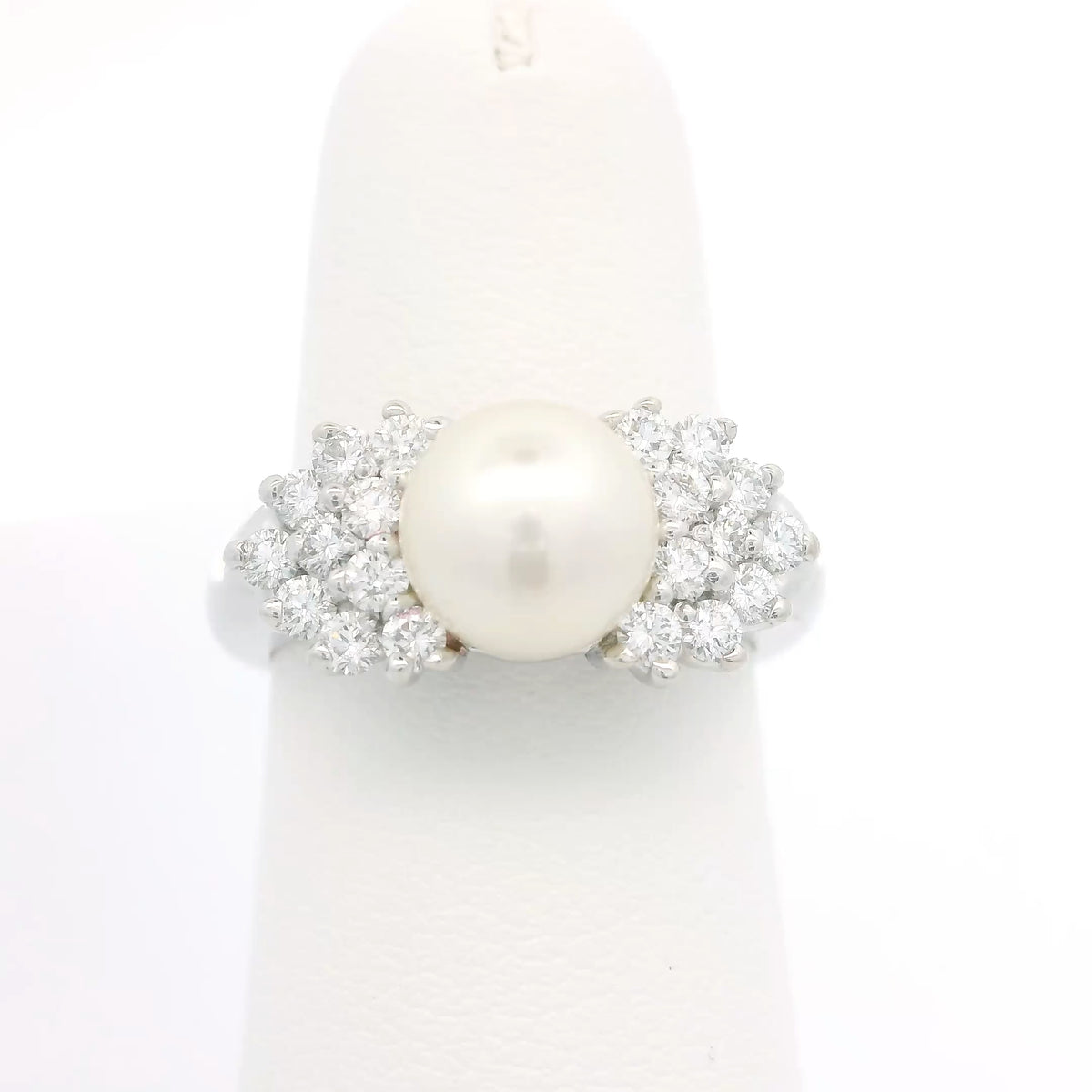 Pearl and Diamond Ring