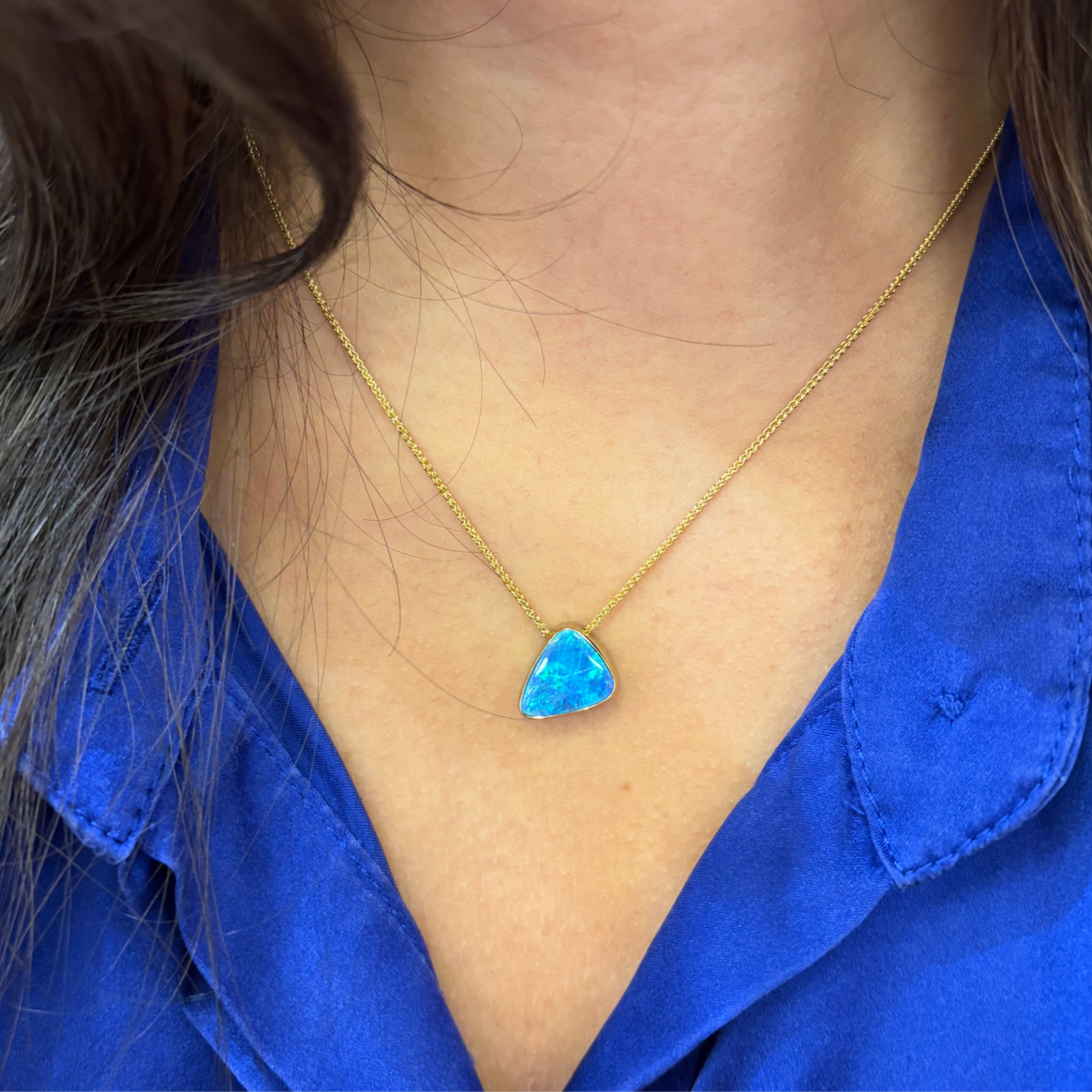 Freeform Opal Necklace