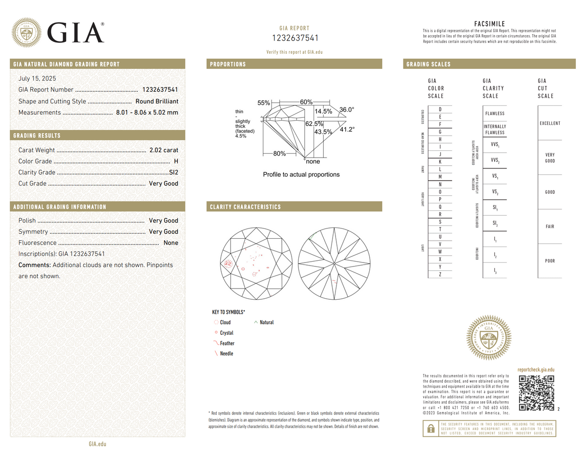 2.02 Carat GIA Certified Diamond
