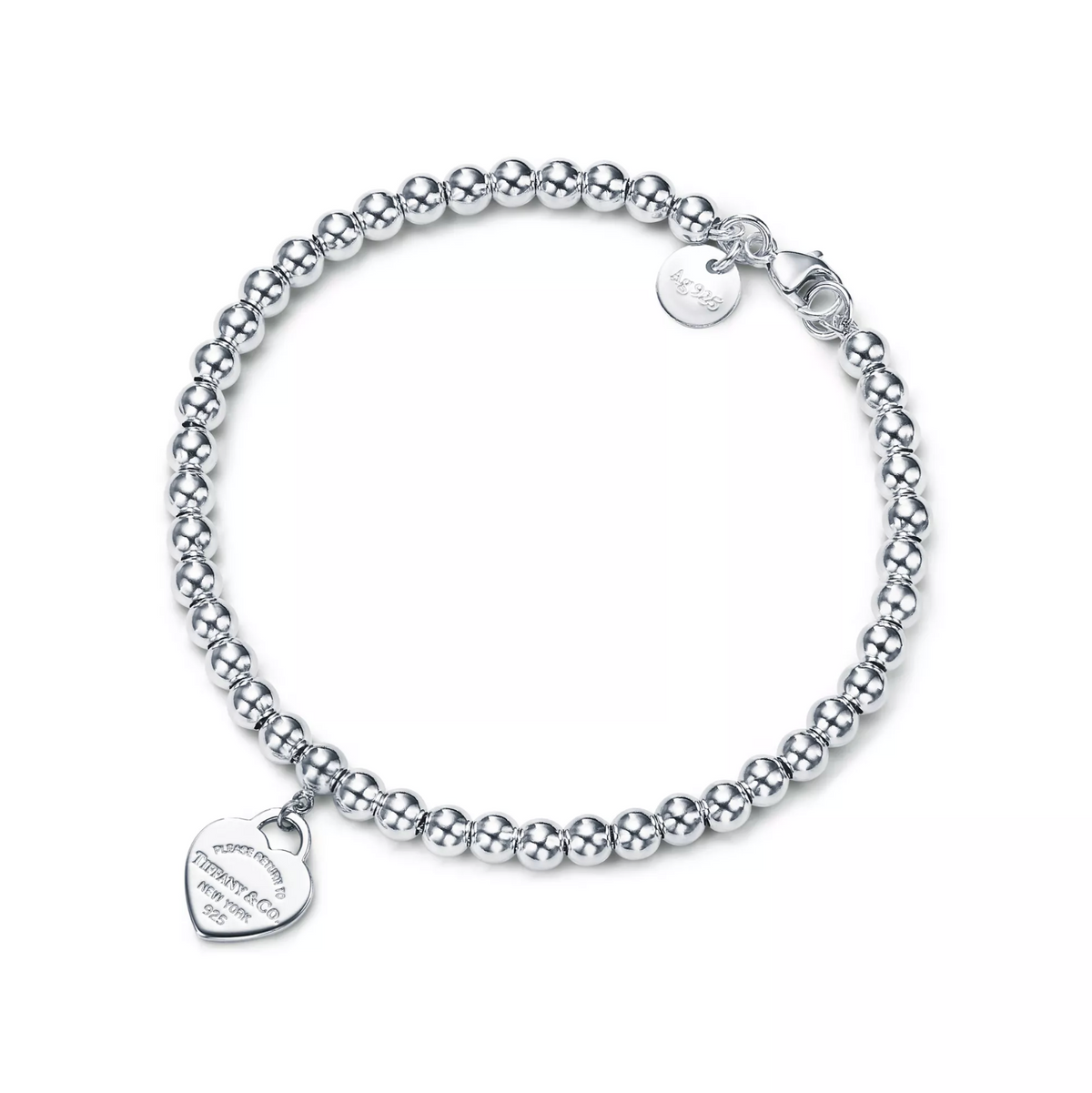Tiffany & Co. Heart Tag Bead Bracelet