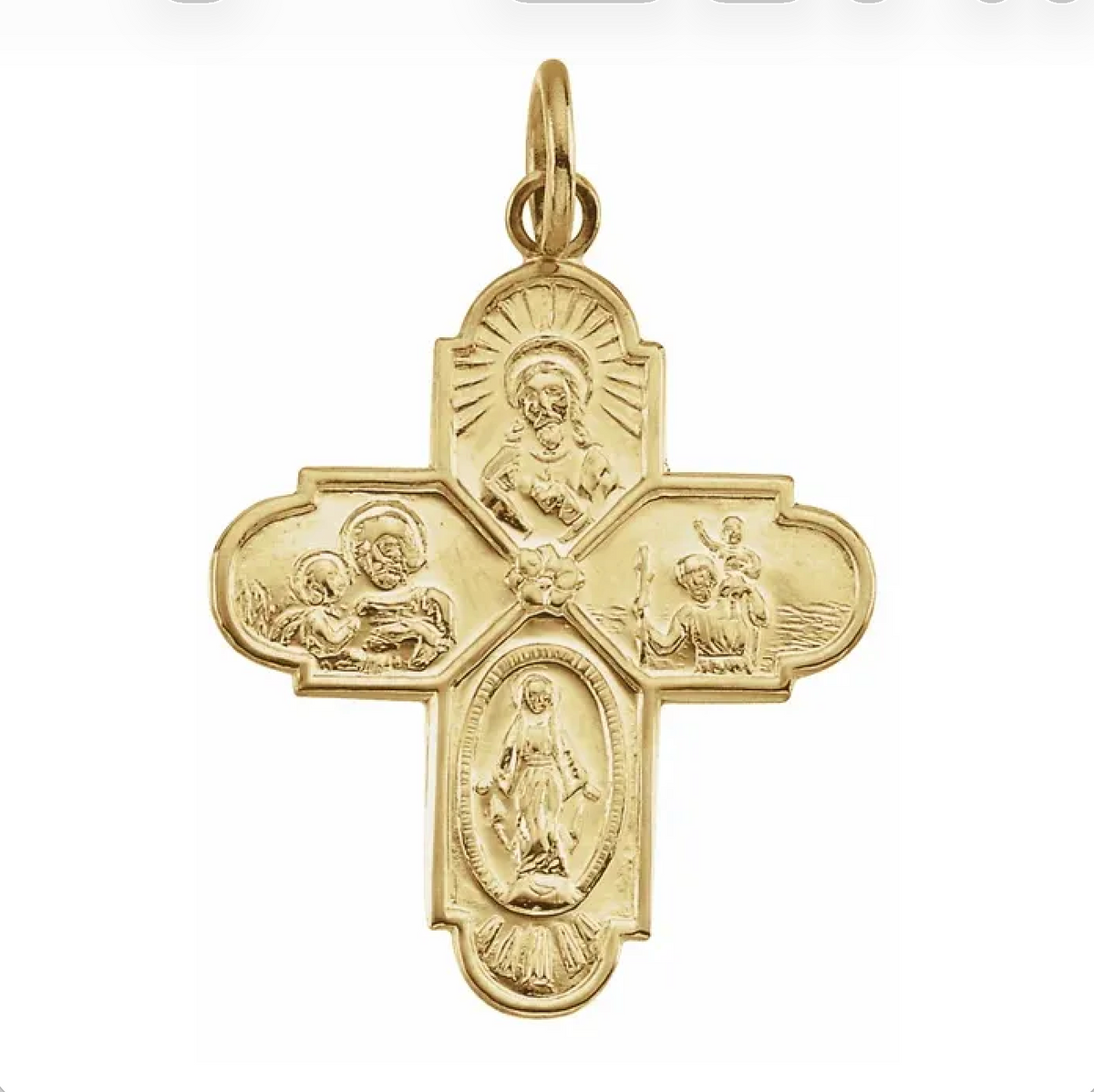 Gold Four Way Cross