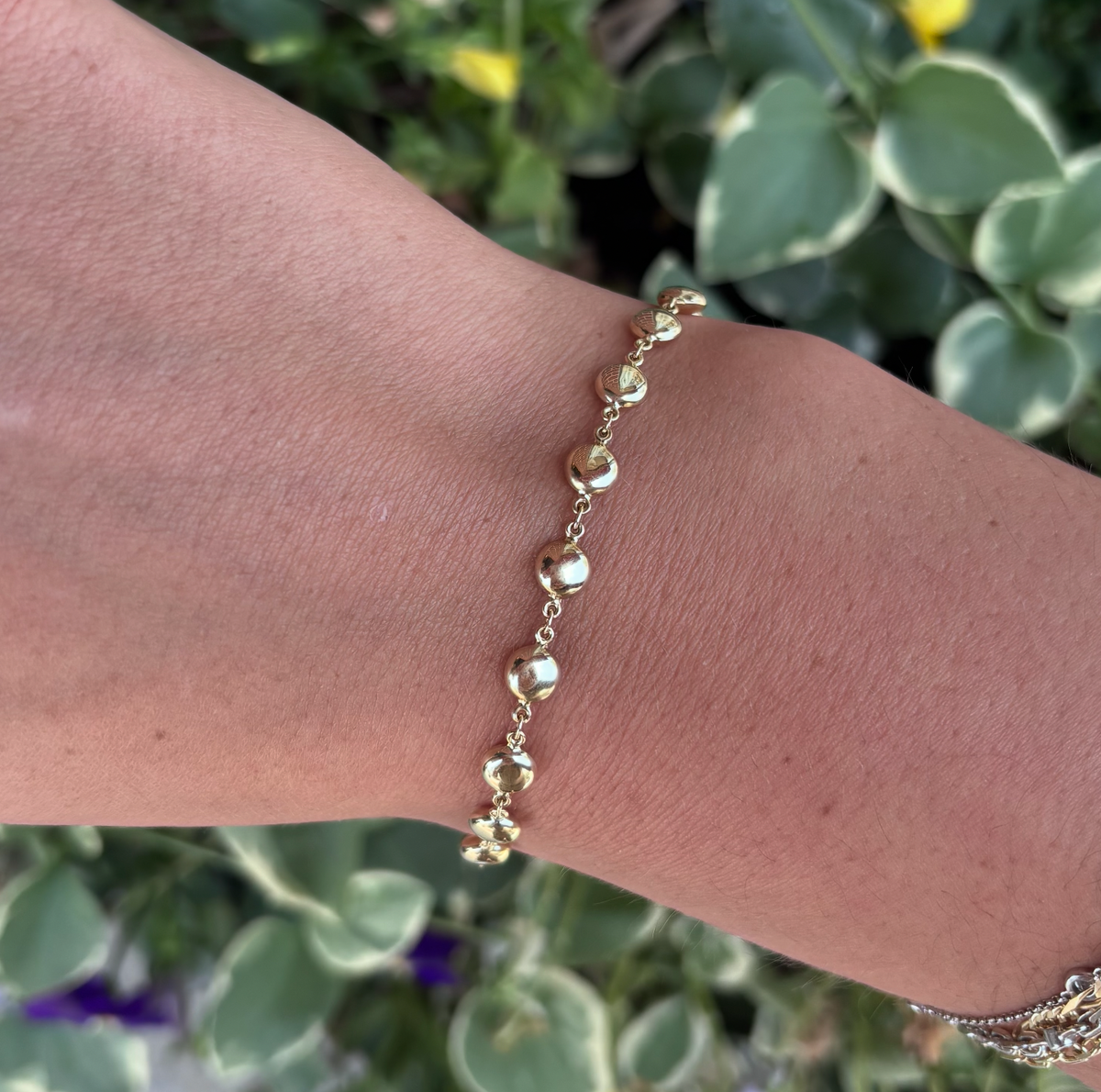 Gold Bead Bracelet