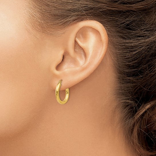 Classic Gold Tube Hoops