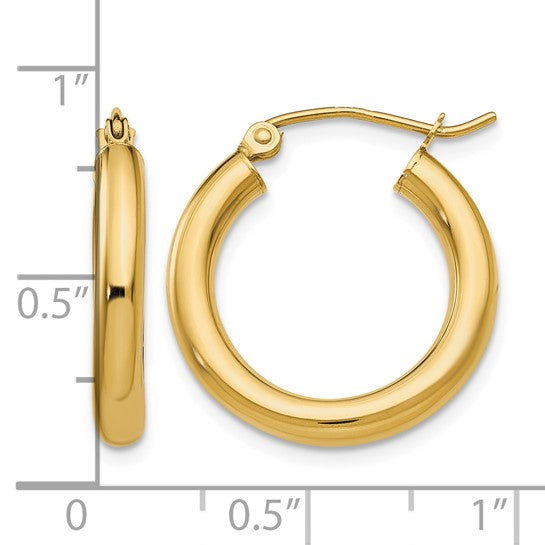 Classic Gold Tube Hoops
