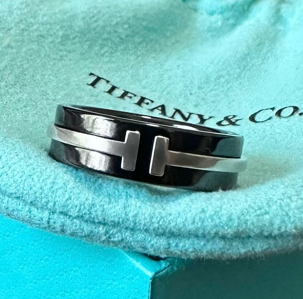 Tiffany & Co. Silver/Titanium Band