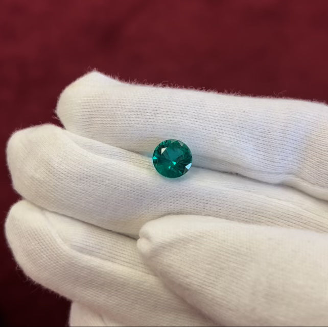 2.47 Carat Round Emerald